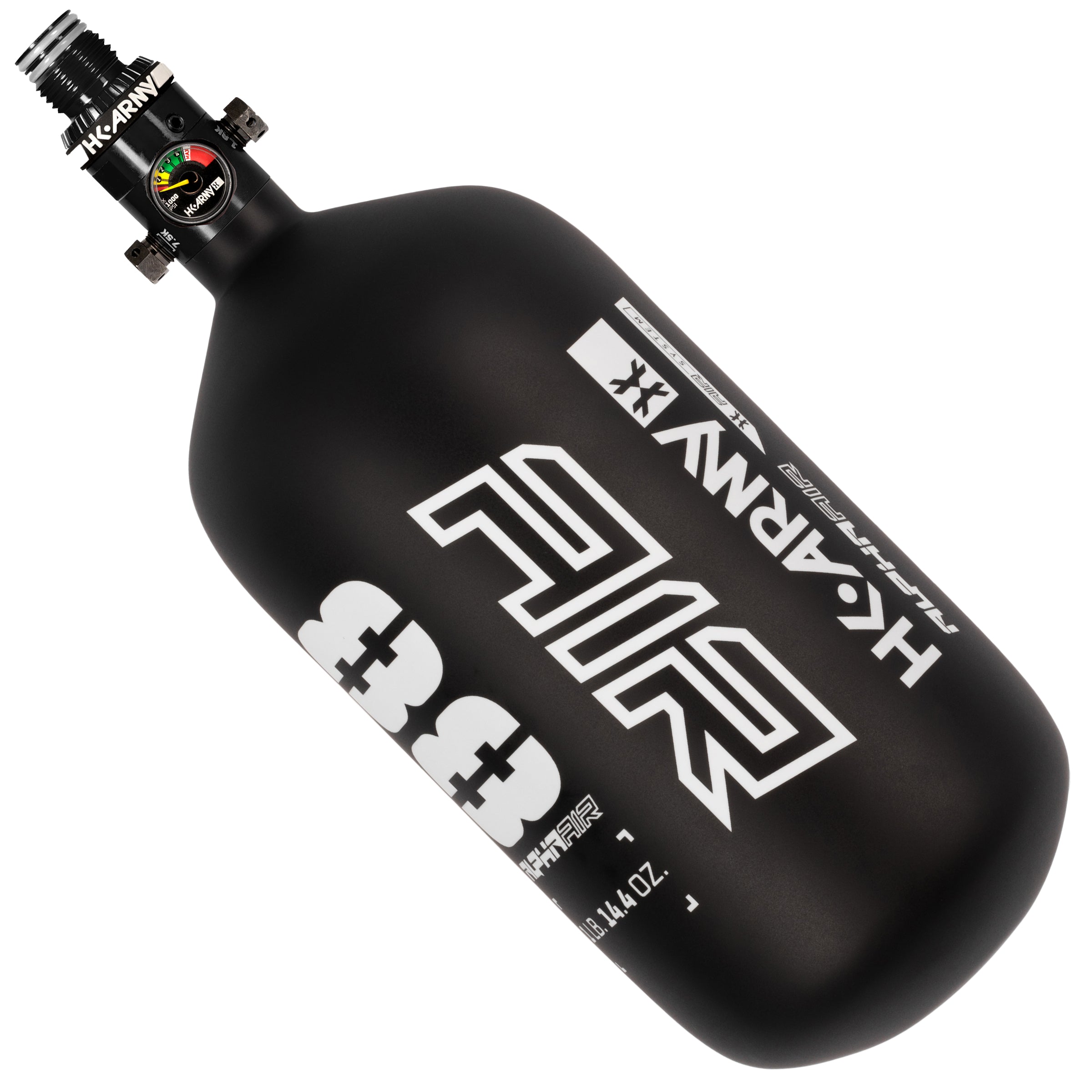 HK Army Alpha Air Carbon Fiber Tank w/ HP8 Reg - 88ci / 4500psi (Shadow)